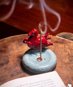 Combo Nhang Không Tăm & Linh Vật Ngựa - Quà Tặng Viên Mãn Xuân Bính Ngọ